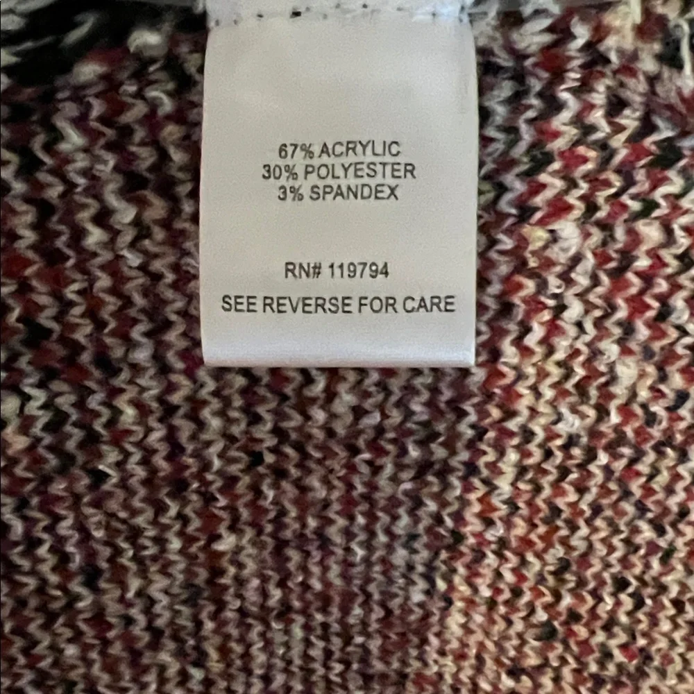 ONE WORLD Black and White Plaid Teddy Jacket - Picture 6 of 7